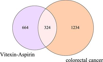 The underlying regulatory mechanisms of colorectal carcinoma by combining Vitexin and Aspirin: based on systems biology, molecular docking, molecular dynamics simulation, and in vitro study